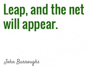 Leap and Net will appear quote