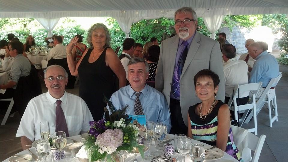 Mom, Dad, Aunt Ginny, Uncle Mark and Uncle Joe at my cousin's wedding, Summer 2014.